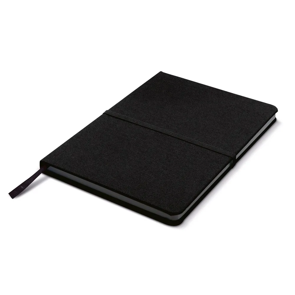 R-PET Bullet journal A5 zwart - Hidalgo R-PET Bullet journal A5, zwart