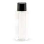 Douchgel en shampoo Made in Europe 50ml, transparant zwart