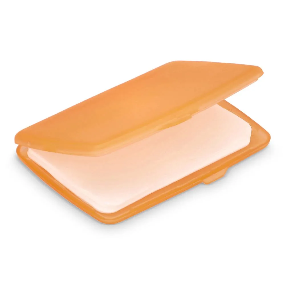 Washé zeepblaadjes ecru oranje - Hidalgo-werbeartikel Washé zeepblaadjes, ecru / oranje