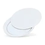 Schuifbare compacte spiegel Poise wit - Hidalgo-werbeartikel Schuifbare compacte spiegel Poise, wit