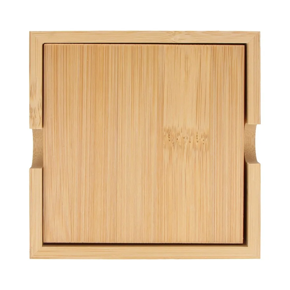 Bamboe onderzetterset 4 stuks productfoto 4 - Hidalgo Bamboe onderzetterset (4 stuks) — productfoto 4