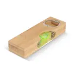 Flesopener waterpas bamboe — productfoto 3