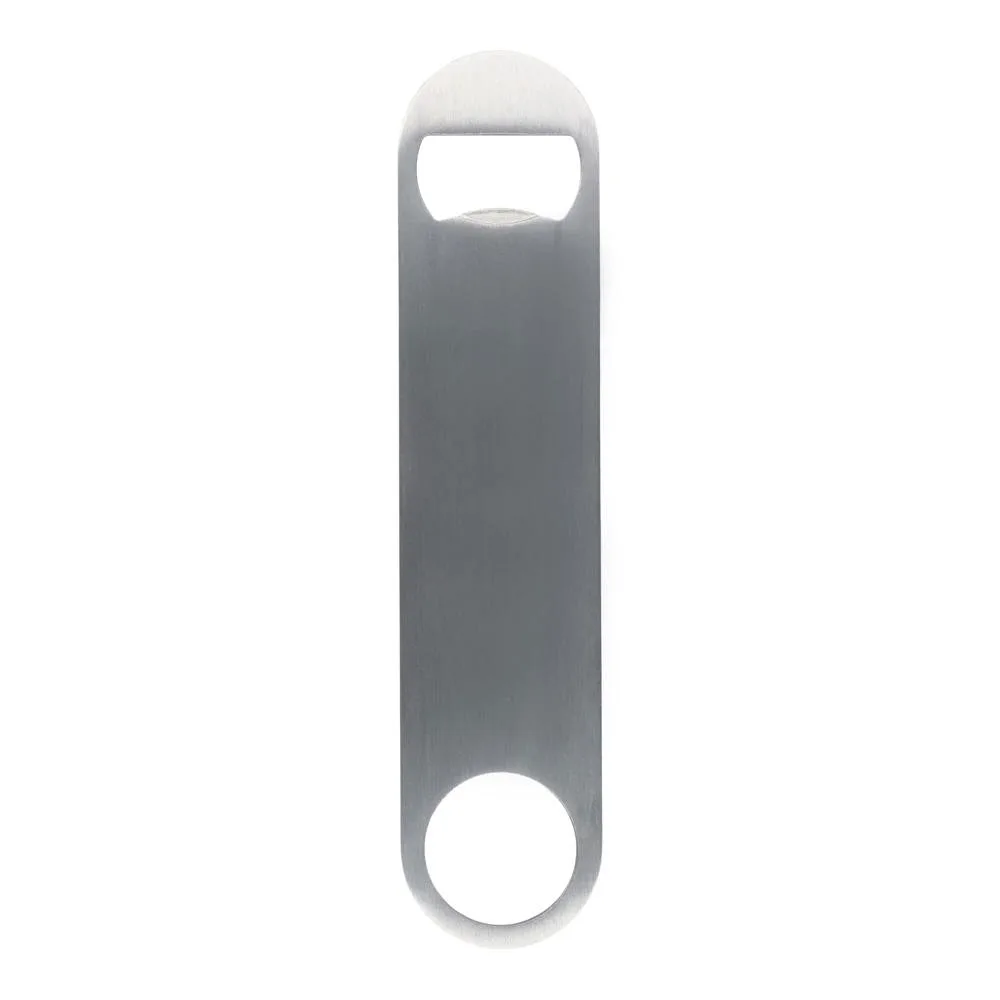 Flesopener van roestvrij staal zilver - Hidalgo Flesopener van roestvrij staal, zilver