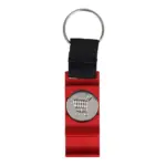 3-in-1 flesopener sleutelhanger, rood