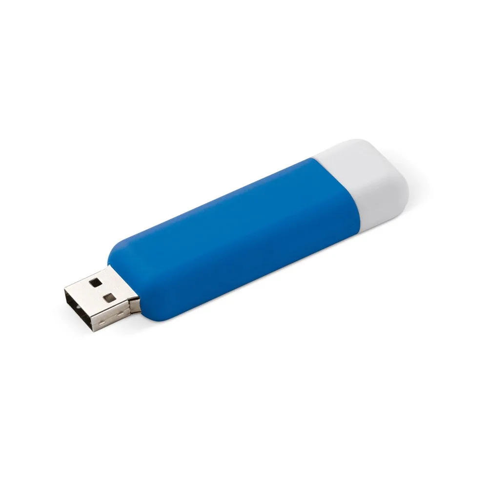Modular USB stick 8GB lichtblauw wit - Hidalgo-werbeartikel Modular USB stick 8GB, lichtblauw / wit