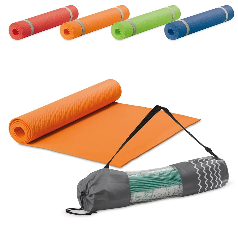 Fitness yogamat met draagtas