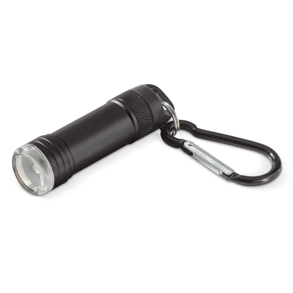 Magnetisch survival lampje zwart - Hidalgo-werbeartikel Magnetisch survival lampje, zwart