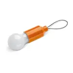 Sleutelhanger gloeilampje, oranje