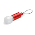 Sleutelhanger gloeilampje rood - Hidalgo-werbeartikel Sleutelhanger gloeilampje, rood