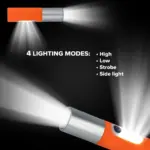 Oplaadbare 10 W LED-zaklamp met zoomfunctie 300 lm productfoto 16 - Hidalgo-werbeartikel Oplaadbare 10 W LED-zaklamp met zoomfunctie 300 lm — productfoto 16