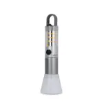 Multifunctionele zaklamp van gerecycled materiaal, zilver