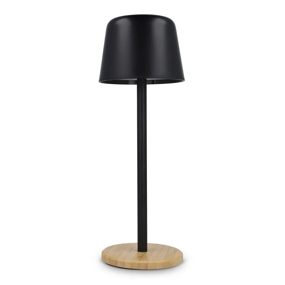 Solis Dimbare Tafellamp met Bamboe basis productfoto 3 - Hidalgo Solis Dimbare Tafellamp met Bamboe basis — productfoto 3