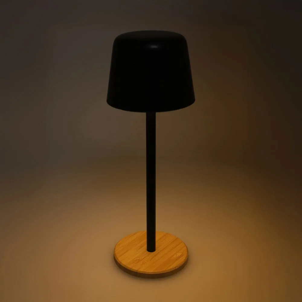 Solis Dimbare Tafellamp met Bamboe basis productfoto 4 - Hidalgo Solis Dimbare Tafellamp met Bamboe basis — productfoto 4