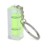 Sleutelhanger met waterpas, transparant