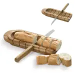 Stokbroodhouder met mes - Hidalgo Stokbroodhouder met mes