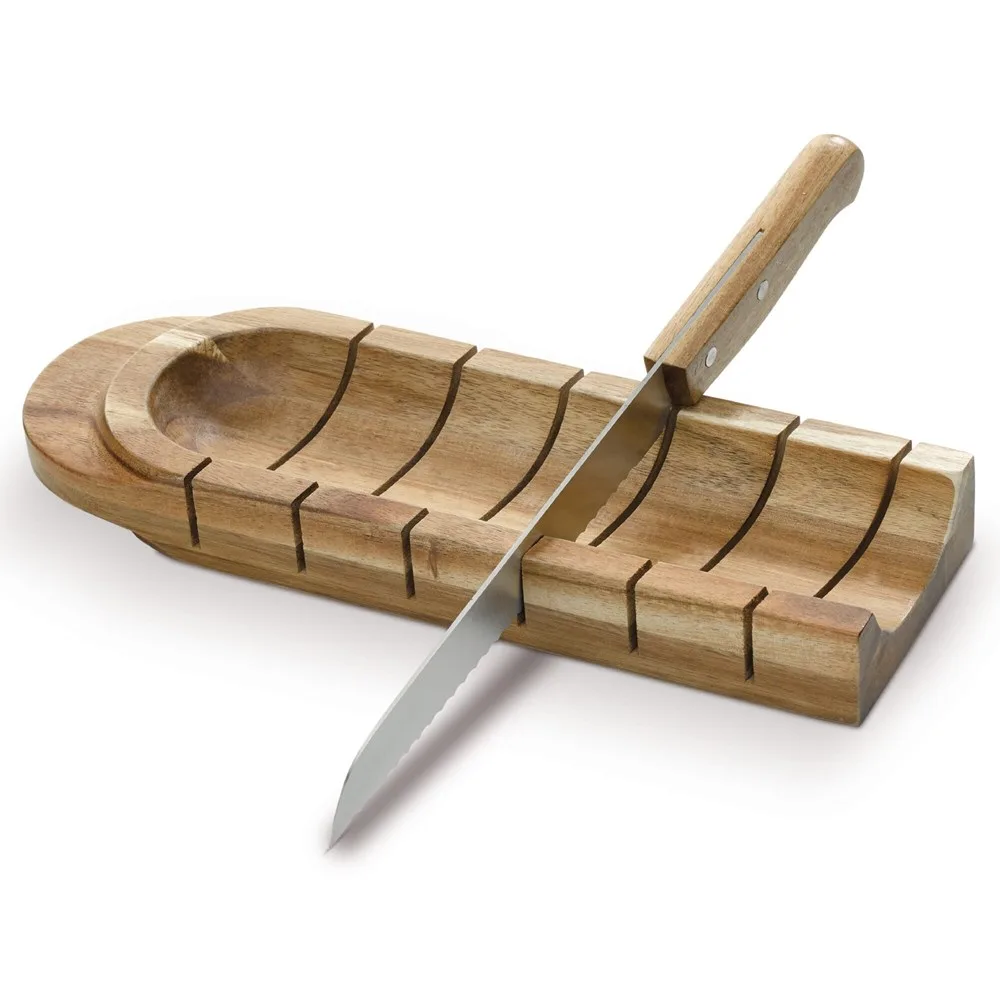 Stokbroodhouder met mes productfoto 2 - Hidalgo Stokbroodhouder met mes — productfoto 2