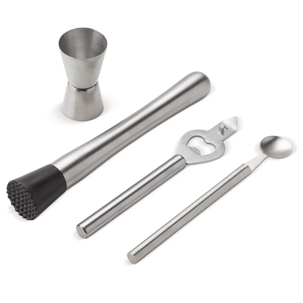 Cocktailset zilver - Hidalgo Cocktailset, zilver