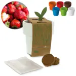 Hot-but-cool beker met aardbeien zaadjes - Hidalgo-werbeartikel Hot-but-cool beker met aardbeien zaadjes