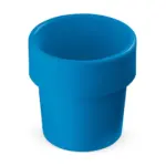 Hot-but-cool beker met aardbeien zaadjes blauw - Hidalgo-werbeartikel Hot-but-cool beker met aardbeien zaadjes, blauw