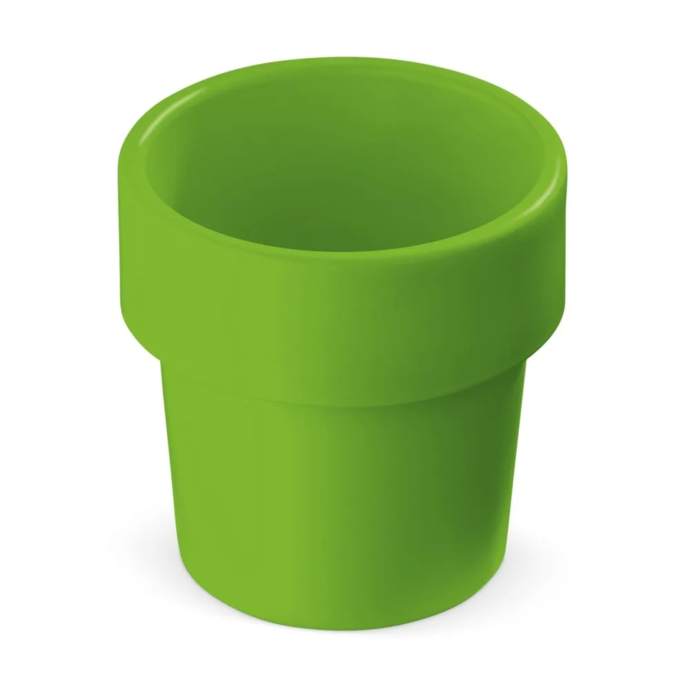 Hot-but-cool beker met aardbeien zaadjes lichtgroen - Hidalgo-werbeartikel Hot-but-cool beker met aardbeien zaadjes, lichtgroen