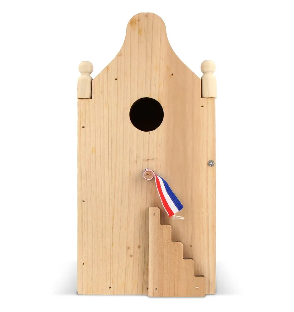 Houten Vogelhuisje productfoto 3 - Hidalgo-werbeartikel Houten Vogelhuisje — productfoto 3
