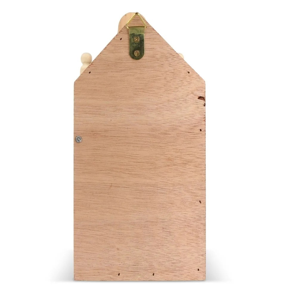 Houten Vogelhuisje productfoto 4 - Hidalgo-werbeartikel Houten Vogelhuisje — productfoto 4
