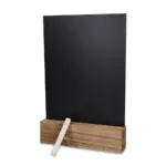 Krijtbord in houten standaard — productfoto 2