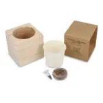 FSC Houten Plantenbak Set – Basilicum — productfoto 3