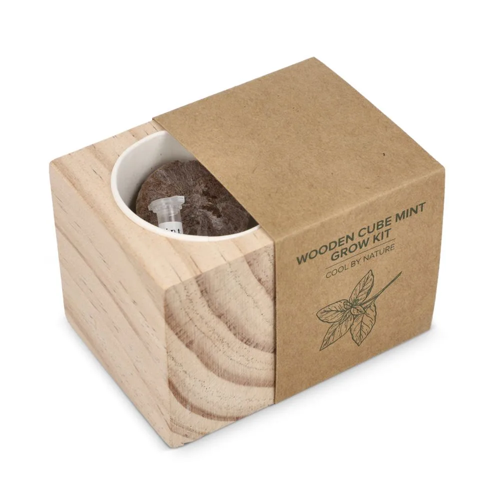 FSC Houten Plantenbak Set Mint productfoto 4 - Hidalgo-werbeartikel FSC Houten Plantenbak Set – Mint — productfoto 4
