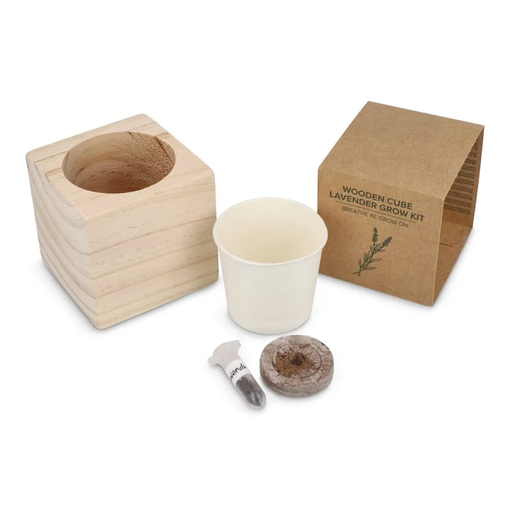 FSC Houten Plantenbak Set - Lavendel productfoto 3 - Hidalgo-werbeartikel FSC Houten Plantenbak Set - Lavendel — productfoto 3