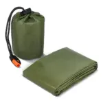 Outdoor Survival Nood-thermoslaapzak, dried green
