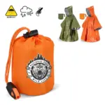 Outdoor Survival 2-in-1 thermische poncho - Hidalgo-werbeartikel Outdoor Survival 2-in-1 thermische poncho