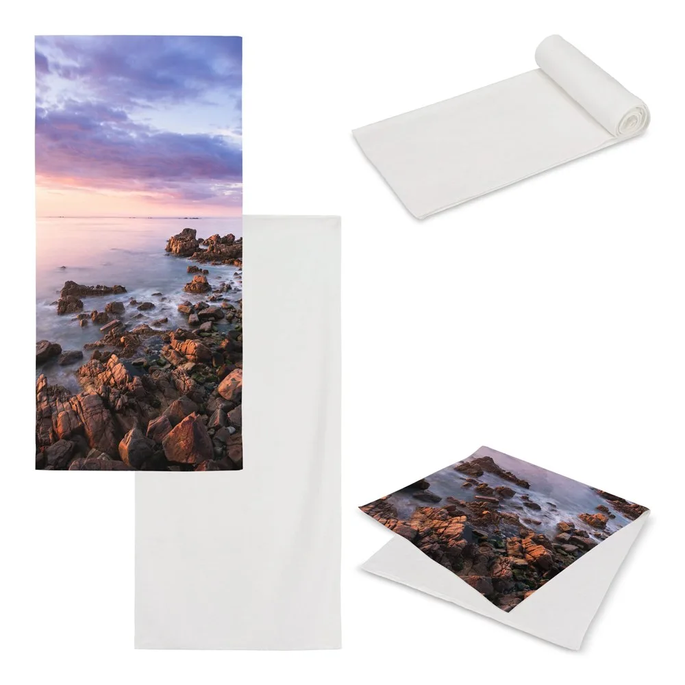 Dubbelzijdige handdoek sublimatie 100 x 180 cm 400 g/m²