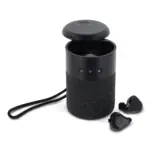 William Draadloze Speaker met TWS oordopjes, zwart