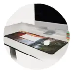 Sublimatie Bureau Mat 78 x 30 cm — productfoto 2