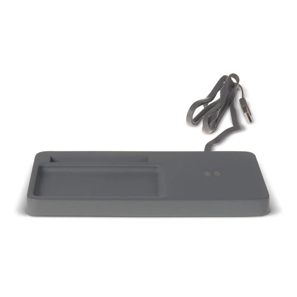 Limestone Desk organizer with wireless charger 5W productfoto 4 - Hidalgo-werbeartikel Limestone Desk organizer with wireless charger 5W — productfoto 4