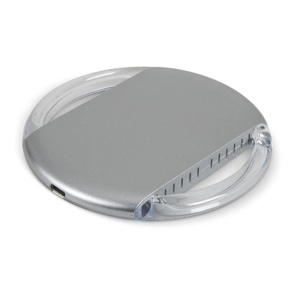 Draadloos laadstation 5W zilver - Hidalgo Draadloos laadstation 5W, zilver