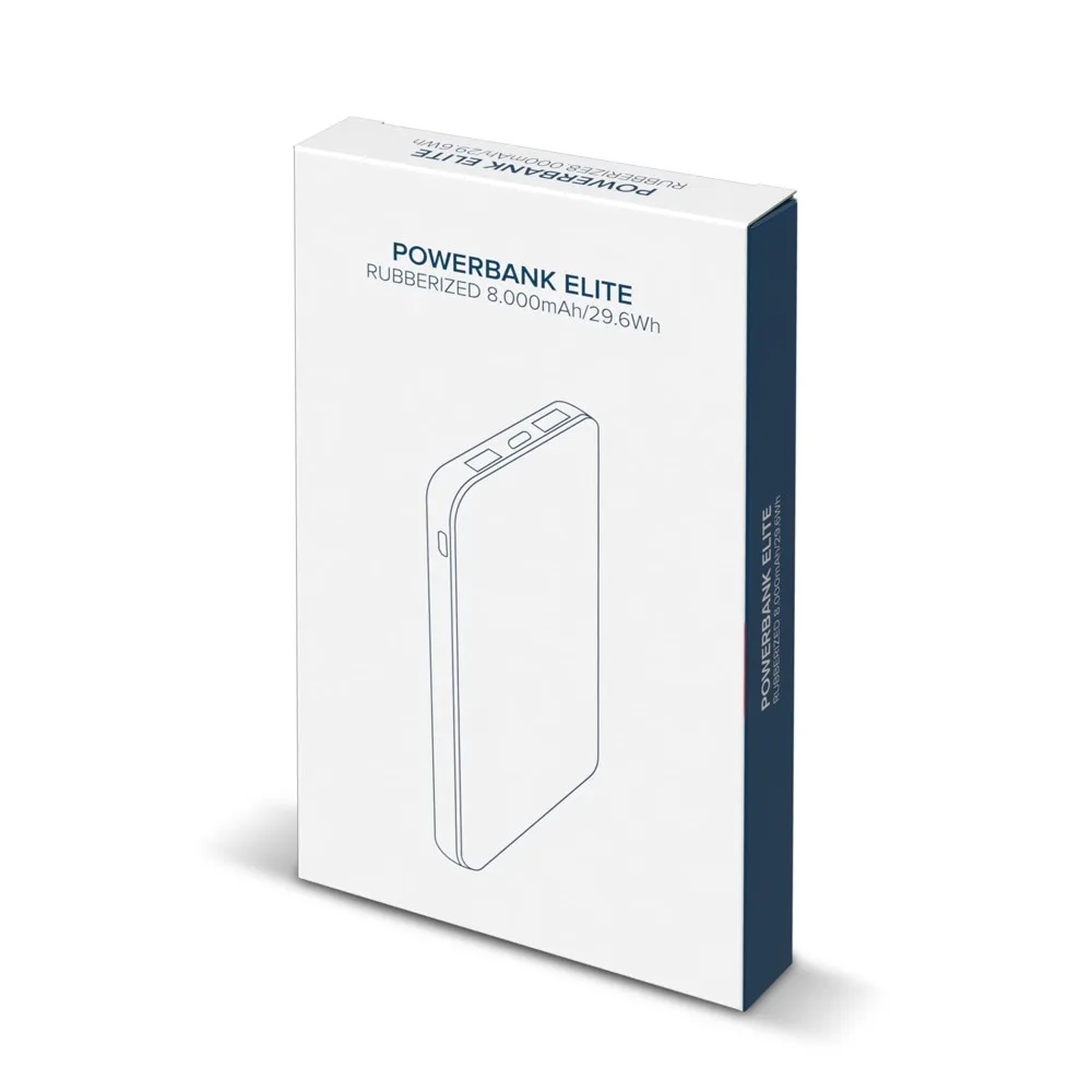 Elite Rubberized Powerbank 8000mAh — productfoto 11