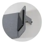 Muismat met draadloos oplaadstation 5W productfoto 2 - Hidalgo Muismat met draadloos oplaadstation 5W — productfoto 2
