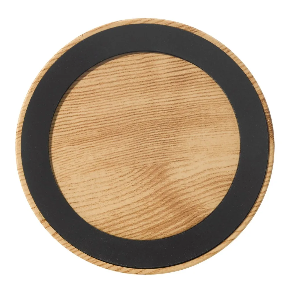 Houten look speaker 3W draadloos laadstation 5W productfoto 8 - Hidalgo-werbeartikel Houten look speaker 3W & draadloos laadstation 5W — productfoto 8