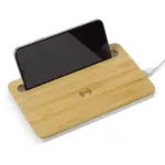 Draadloos oplaadstation bamboe 5W — productfoto 5