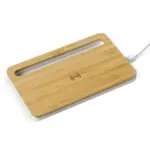 Draadloos oplaadstation bamboe 5W, hout