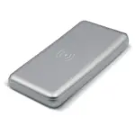 Elite Powerbank met Draadloze Oplader 8000mAh, zilver