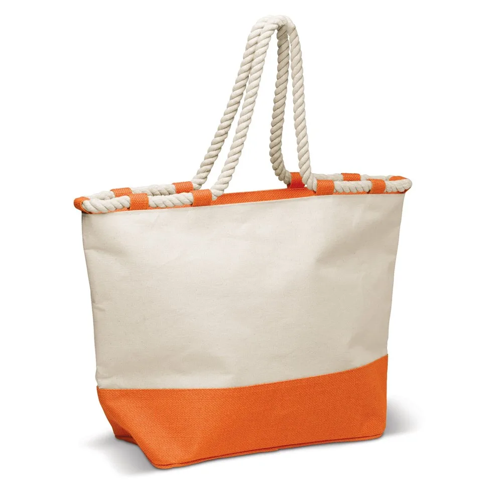 Draagtas canvas 380gm² oranje - Katoenendraagtassen Draagtas canvas 380g/m², oranje