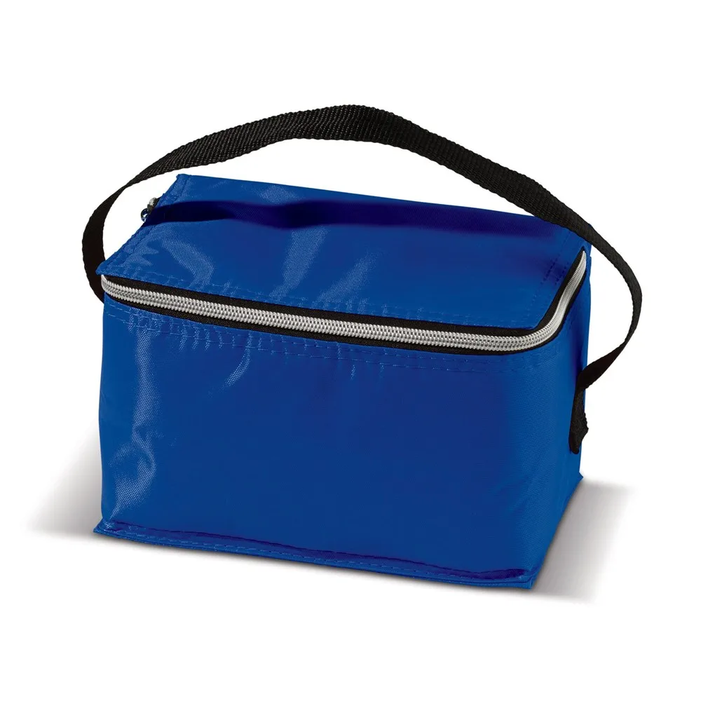 Koeltas met rits klein 20 x 125 x 13 cm blauw - Hidalgo-werbeartikel Koeltas met rits klein 20 x 12.5 x 13 cm, blauw