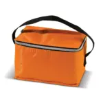 Koeltas met rits klein 20 x 12.5 x 13 cm, oranje