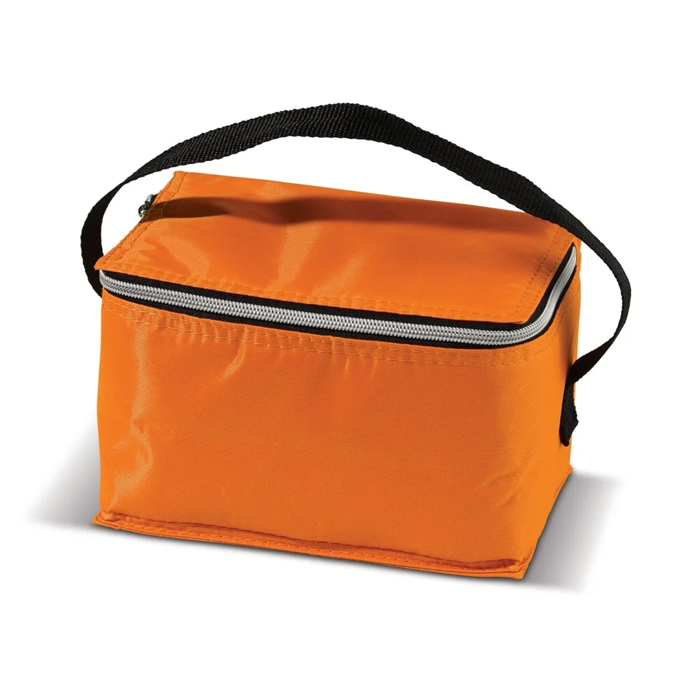 Koeltas met rits klein 20 x 125 x 13 cm oranje - Hidalgo-werbeartikel Koeltas met rits klein 20 x 12.5 x 13 cm, oranje