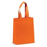 Draagtas gelamineerd non-woven klein 105g/m², oranje