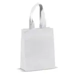 Draagtas gelamineerd non-woven klein 105g/m², wit