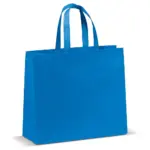 Draagtas gelamineerd non-woven groot 105g/m², blauw
